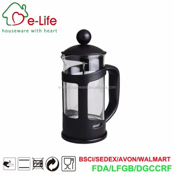 350ml/800ml/1000ml French Press By Pp Plastic & Glass With Food Grade