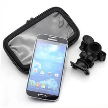 XL Size Phone GPS Bicycle Motorcyle Bike Handlebar Mount Holder Stand Waterproof Case for Samsung Mega5.8/6.3 Note4/5 T2 HTC MAX