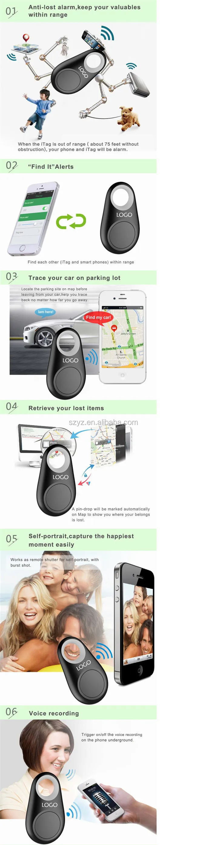 Tile Mate 1 Pack Key Wallet Cellphone Item Bluetooth GPS Tracker Finder