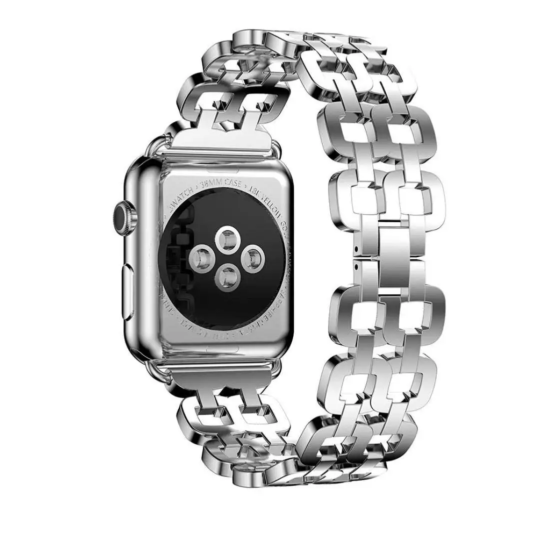 For Apple Watch Band 42MM, HP95(TM) New Design Stainless Steel Bracelet Smart Watch Strap + Repair Tool For Apple Watch Series 1/2 42mm (Series 2 42mm, Silver)