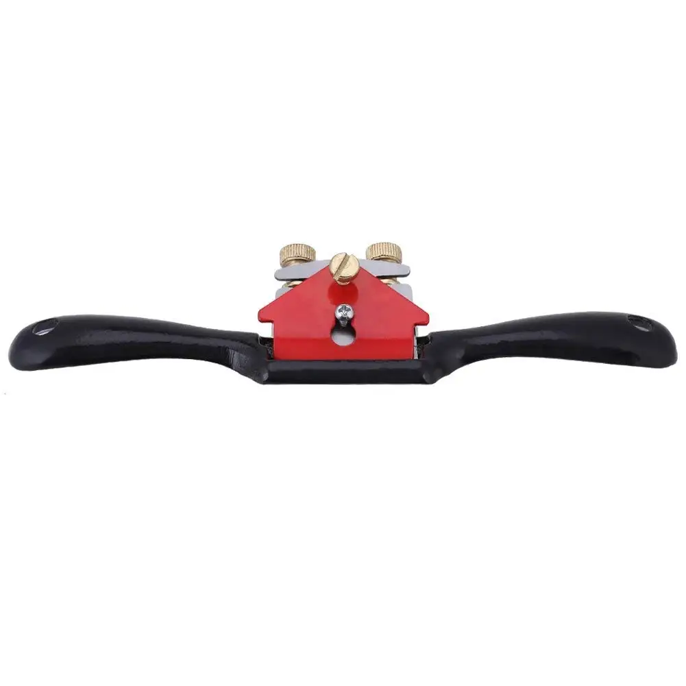 9 Inch Adjustment Woodworking Cutting Edge Plane Spokeshave Hand Trimming Tool with Screw Manual Planer Hand Tool