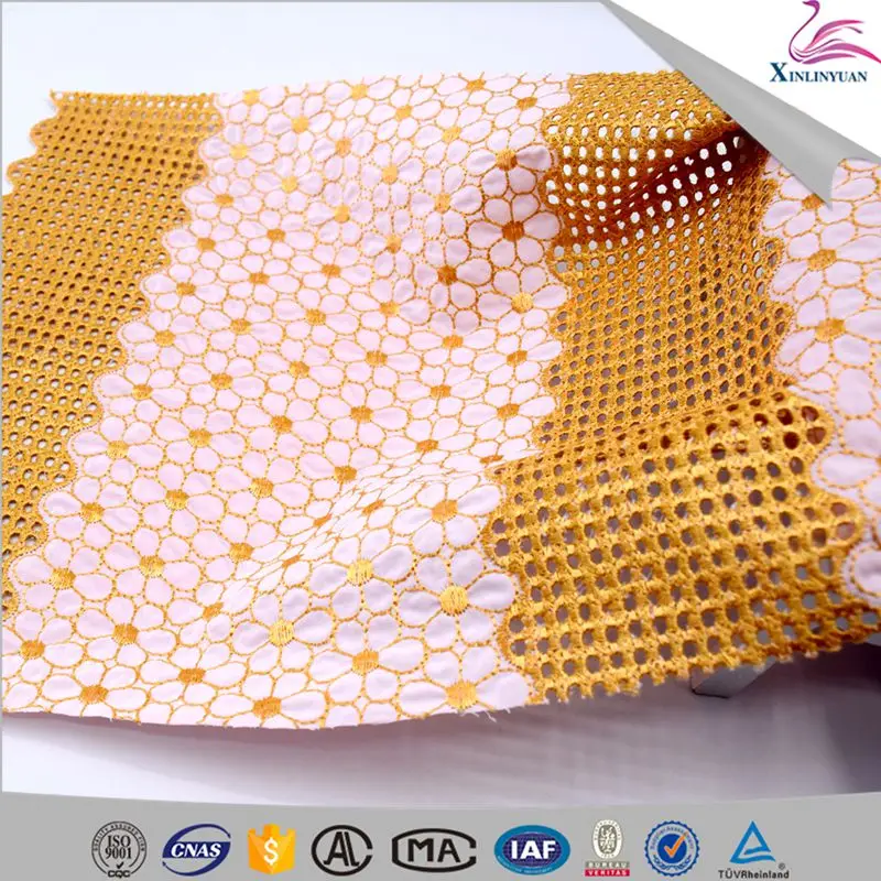 2018 Embroidery Cotton Lace Fabric With Holes Buy Cotton Embroidery
