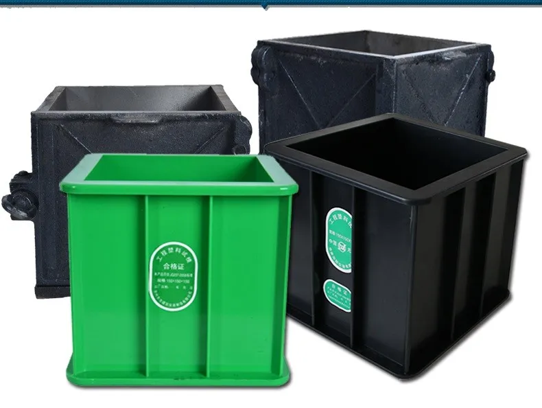 Factory Supply 100*100*100mm 500g Plastic Concrete Cube Mould For Sale