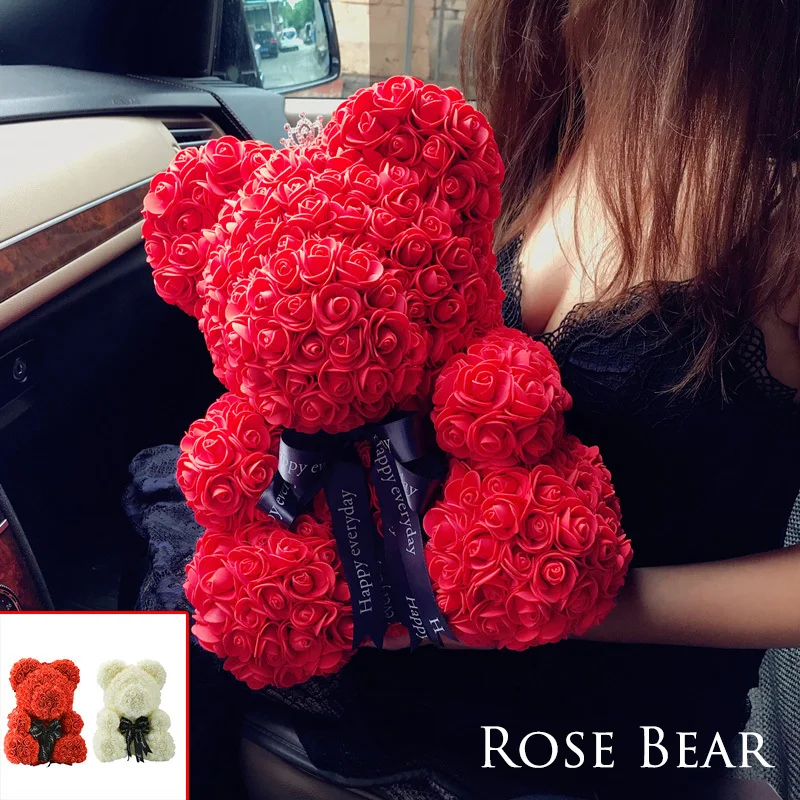 rose valentine bear