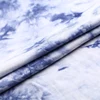 New fashion knitted liverpool jersey ring spun rayon tie dye fabric spandex fabric