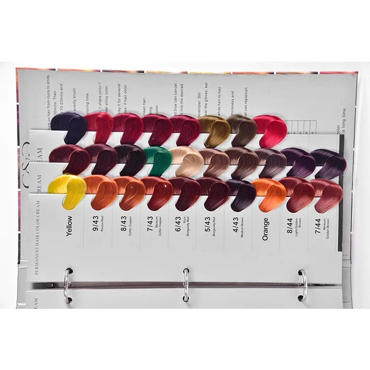 Wholesale Professional Quality Silky Hair Weave Color Mixing Chart