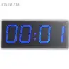 Big Blue Red LED Repeating Count up Timer Swimming Digital Pace Clock