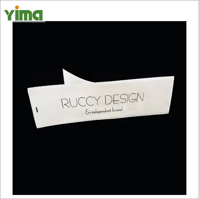 Custom Clothing Washing Care Labels Clothes Sewnin Size Label Printing Sticker Tag For Clothing