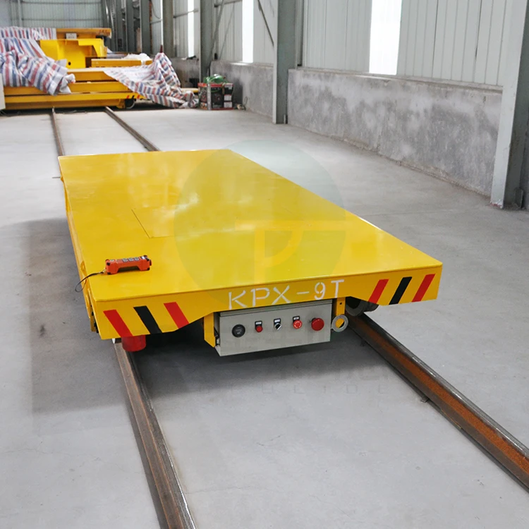 Heavy Duty Raw Material Transport Electric Rail Flat Cart Buy