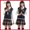 Manufacture knitted cotton v neck school uniform vest for high girl