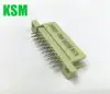 bullet connector 6.5mm European socket right angled three rows din41612 connector pcb header
