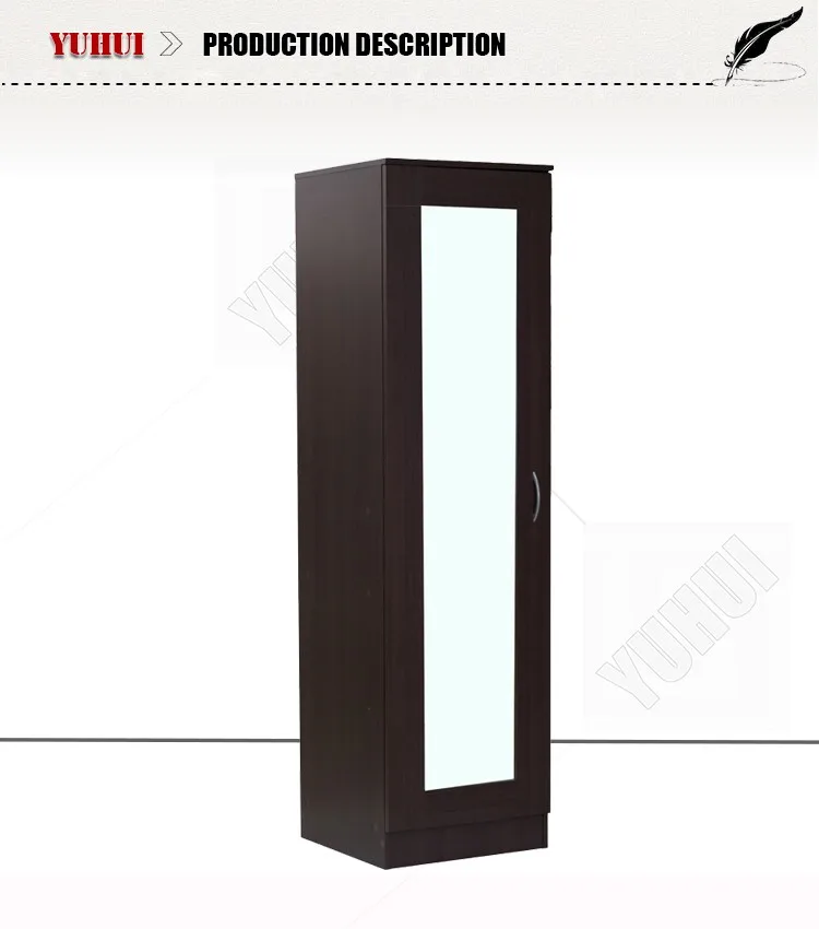 Cheap Steel One Door Clothes Wardrobe One Door Iron Wardrobe