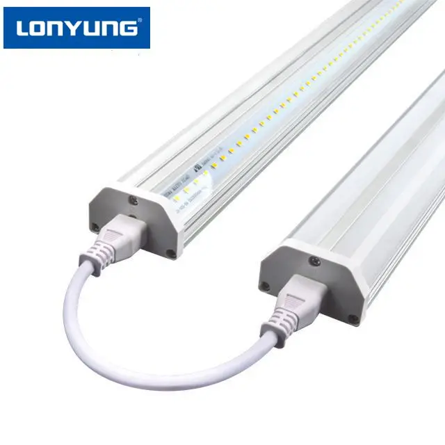 2018 tube light fittings suppliers, 1-8ft 2400mm 8foot surface mounted T5 led integrated light 1200/1500mm Seamless connect