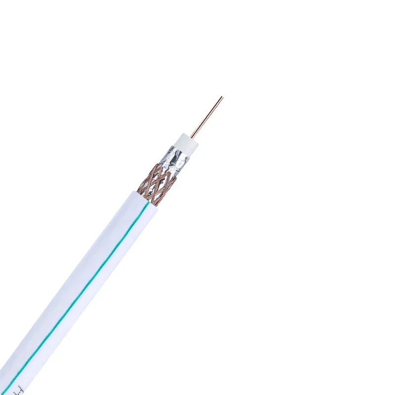 Bare copper conductor PVC PE jacket rg59 rg11 rg58 rg6 coaxial cable for CCTV CATV communication