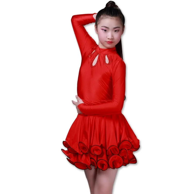 Oct6503 Kids Show Dance Costumes Latine Ballroom Dancing Dresses Buy High Quality Dance Costumes Latine Latine Ballroom Dancing Dresses Kids Show Dance Wear Product On Alibaba Com