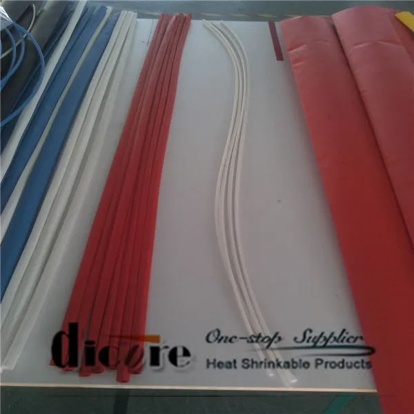 Pre tagliate 20 mm lunghezze di 6.4 MM nero il calore Strizzacervelli GUAINA 2:1 rapporto Heatshrink
