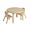 Preschool Round Montessori Solid Wooden Classroom Study Tables With Hot Sell