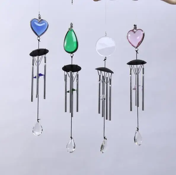 Chinese Glass Crystal Indoor Wind Chimes Home Car Decoration Christmas
