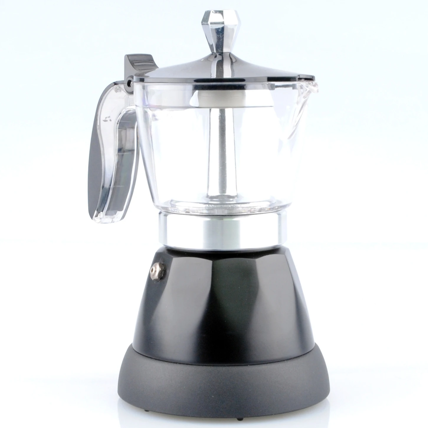 Moka Coffee Maker / Electric Moka Pot Electric Cup Sliver Stainless