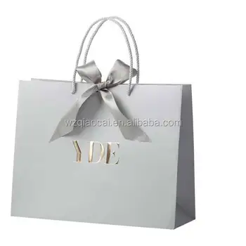 luxury gift packing paper bags and boxes for garment cloth shopping
