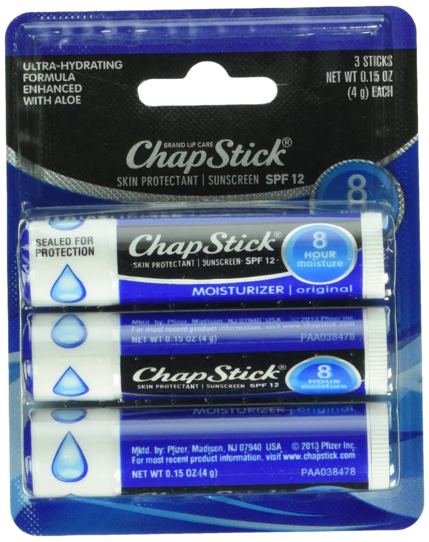 ChapStick Lip Moisturizer SPF 12, 0.15 oz Sundari Neem Night Cream 1.7 oz