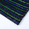 Polyester sequin mesh stripe micro dresses of korean net fabric