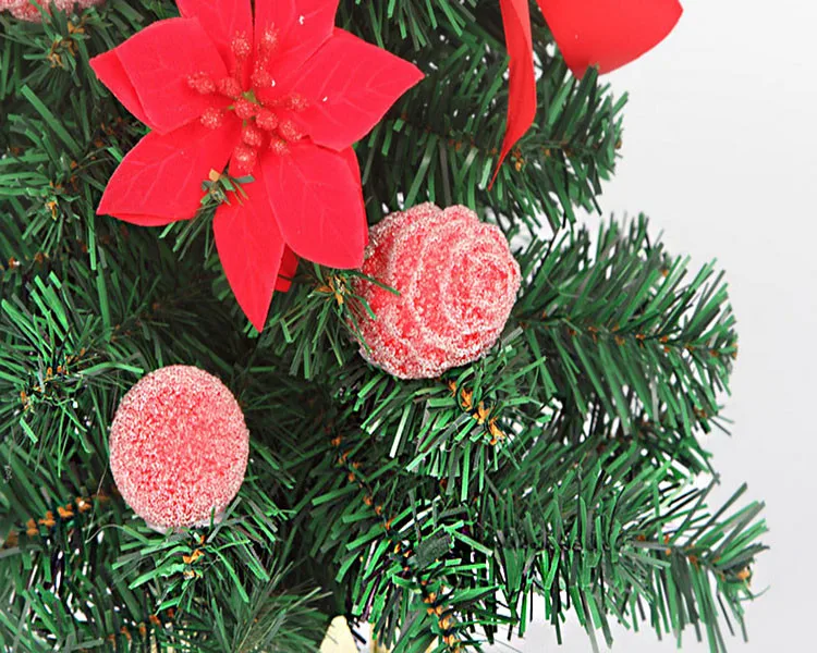 Artificial Flower Pot Style Small Mini Snowing Christmas Tree With Cheap Price