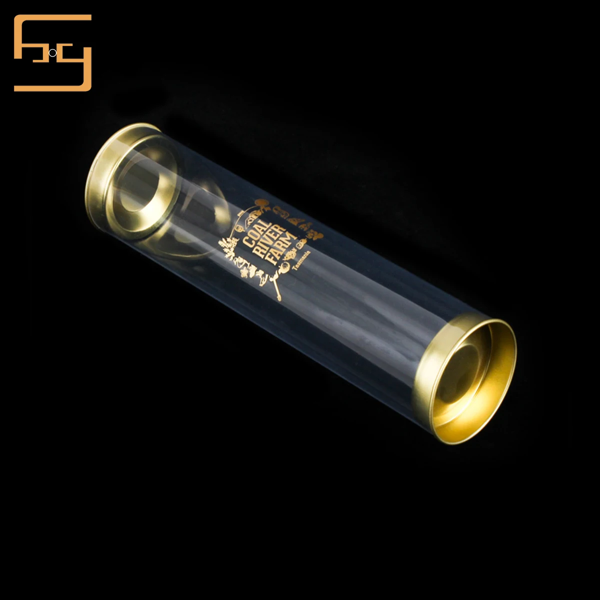 Transparent Plastic Cylinder Tube With Lids Clear Pvc Plastic Cylinder