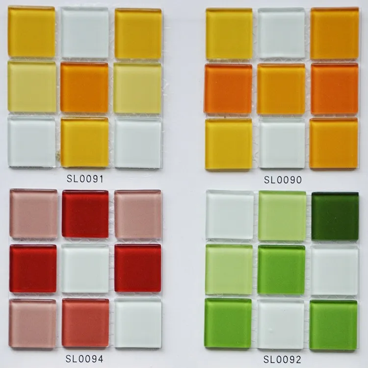 Glass Mosaic Color Options 1
