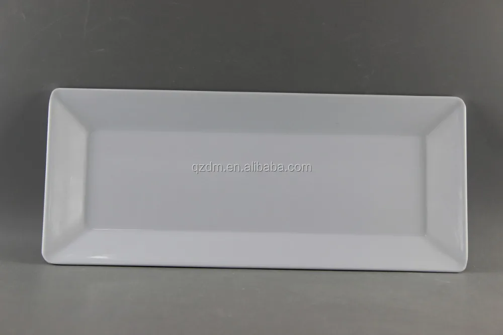 30.5x24cm Plastic Melamine Rectangle Tray With Own Design