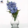 300ml Round shaped Clear Glass Bottle Glass Vase Wholesale