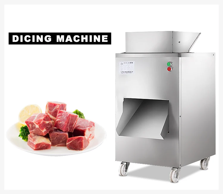 Frozen Meat Bone Cube Cutting Machine/meat Dicer Machine Cubes/meat ...