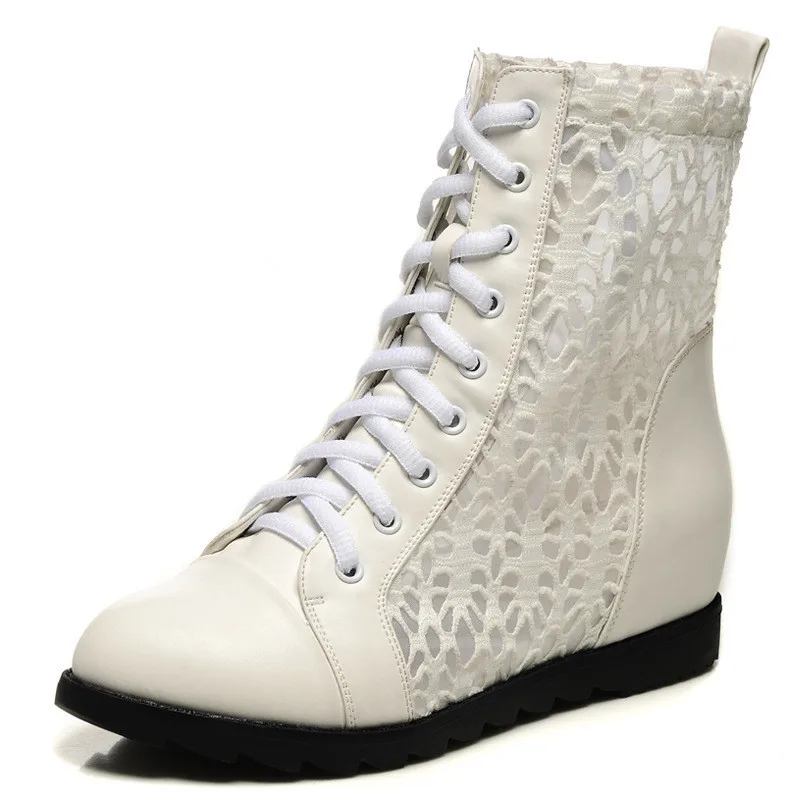 summer lace up boots