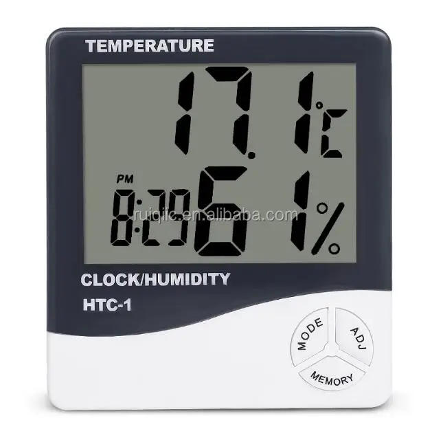 HTC-1 Thermometer Hygrometer Weather Station Temperature Humidity