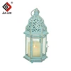 Best selling home decoration Block Christmas glitter metal lanterns