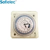 New design analog type mechanical in wall switch socket 24 hour timer