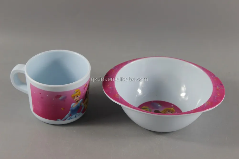 Top Sale Kids Melamine Dinner Bowls And Cups