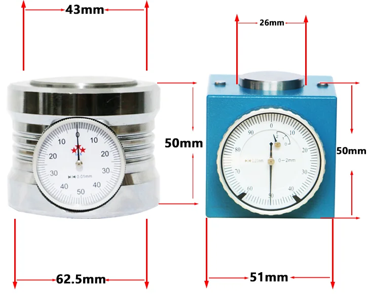 Z Axis Setter 050mm X 0.01 Mm Z Axis Zero Presetter Tool Setter Indicator For Cnc