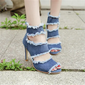 simple high heels sandals