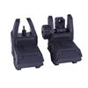 Tactical Hunting Low Flip Up Front & Rear Sight Set Quick Detach Rapid Transition Sight for Picatinny Rail