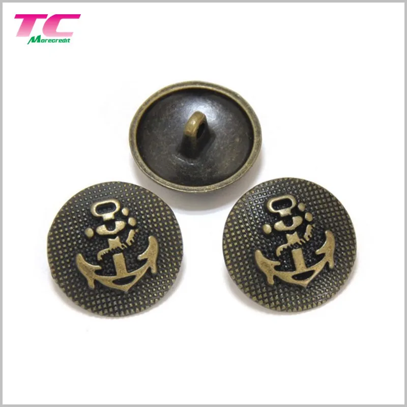 Free Sample Military Metal Jacket Buttons Custom 3d Embossed Military