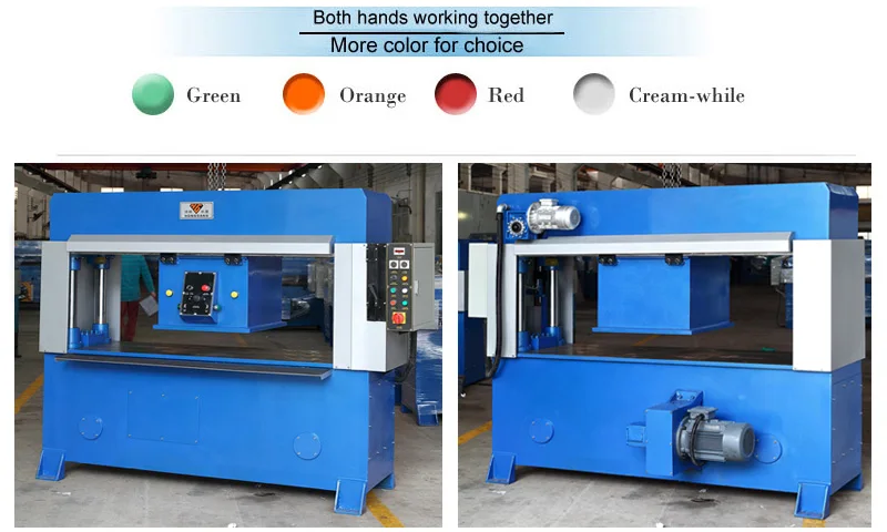 Hydraulic travel Head Cutting press Machine
