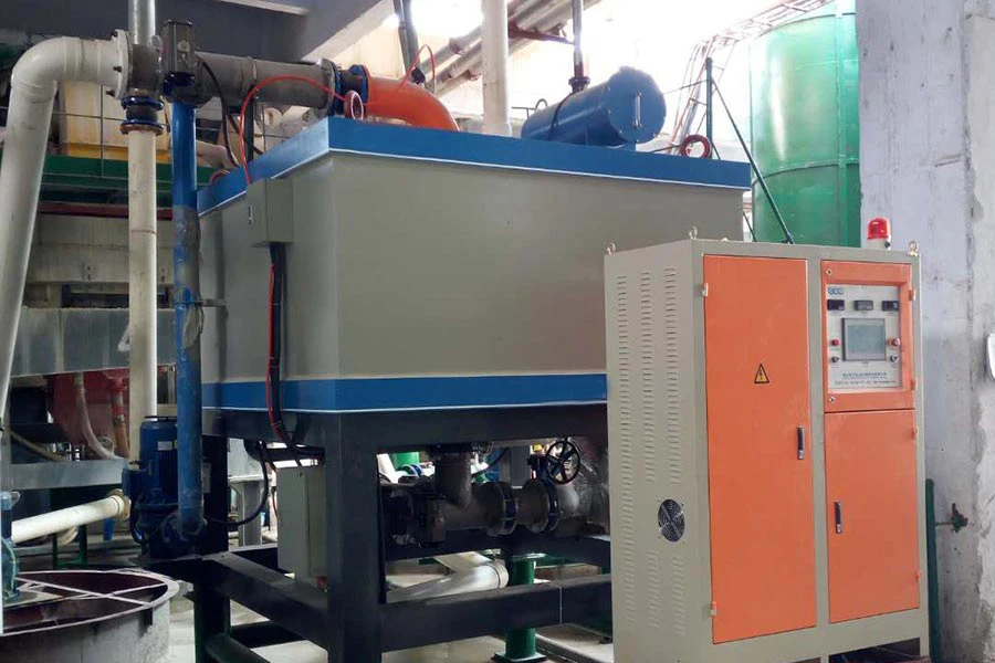 Electromagnetic slurry separator