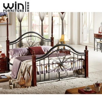 Foshan Wooden Metal Bed Frame Design Modern Hostel Apartment All Foshan Wooden Metal Bed Frame Design