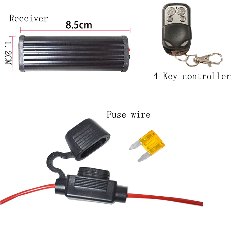 RGB Multi-Color Remote Controller For LED Motorcycle Lighting Light Strip