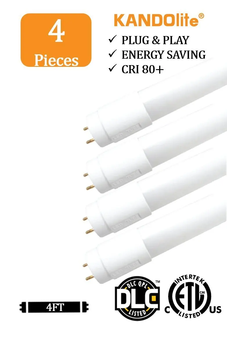 Kandolite 78650 FLS//E 7W//865 Single Tube 4 Pin Base Compact Fluorescent Light Bulb