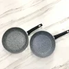 LFGB Certificated Aluminium Nonstick Heavy Gauge Frying Pan With 5MM Rolled Edge