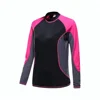 Spandex nylon long sleeve UV surfing rvca t shirt lycra rash guards
