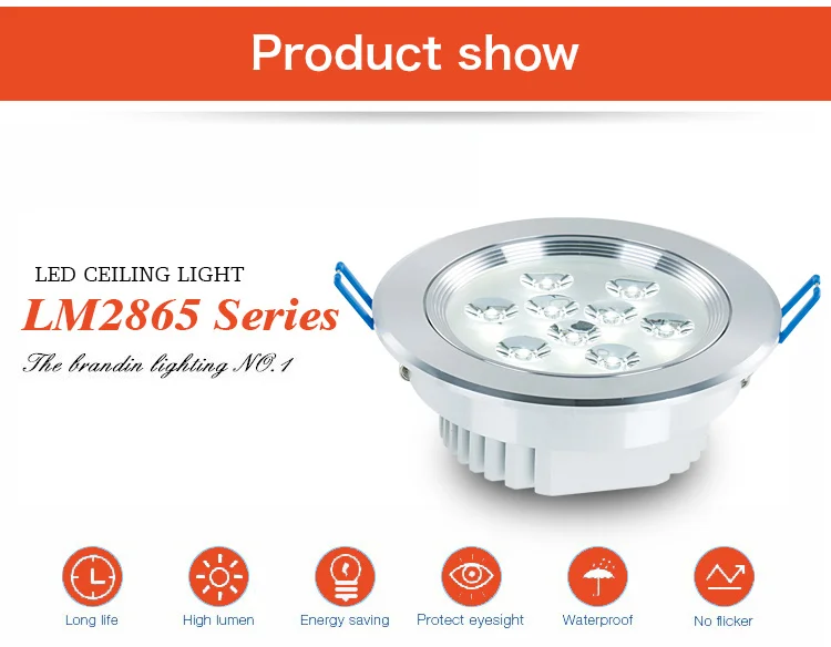 Professional Factory Supply high power led downlight/liquid mercury prices