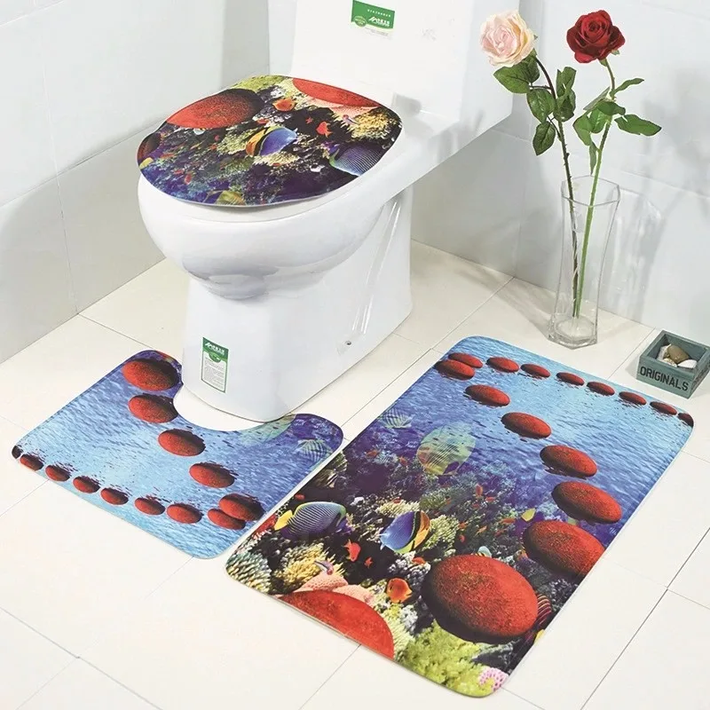 Wholesale Various Color Good Quality Most Popular Wc Toilet Mat Bath ...